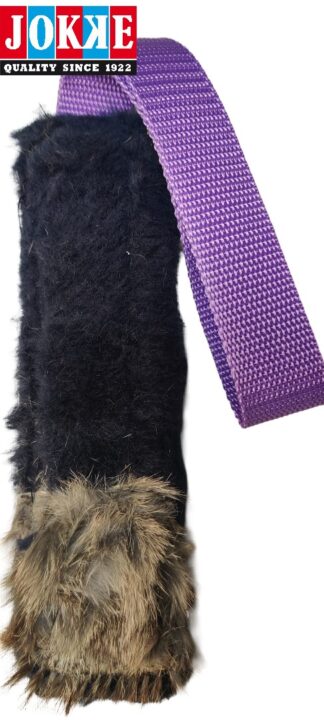 Blue Bite Rabbit with Piip, kotimainen kaninkarvapatukka , valmistettu Kälviällä