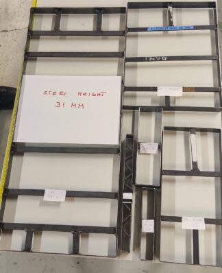 Cutting dies numbers 120 - 125