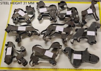 Cutting dies numbers 209 - 218