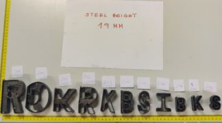 Cutting dies numbers 239 - 249