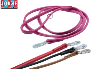 Lappo pyöreä kotimainen nahkatalutin 180 cm x  n. 6,3 - 7,0 mm , valmistettu Kälviällä