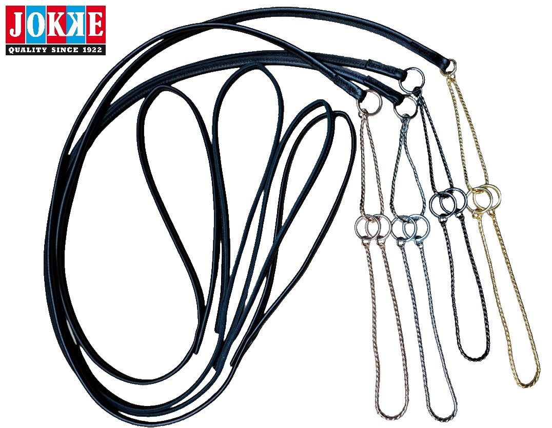 PetitSnake näyttelytalutin snakeketjuilla, 95 cm x n. 4,5 mm, kotimainen , valmistettu Kälviällä