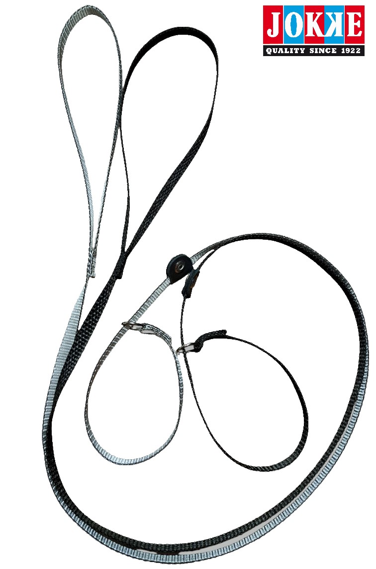 Ring näyttelytalutin nahkastopparilla, 120 cm x 10 mm , valmistettu Kälviällä