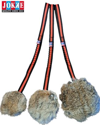 Roundflexrabbit kotimainen joustokahvallinen kaninkarvapatukka , valmistettu Kälviällä