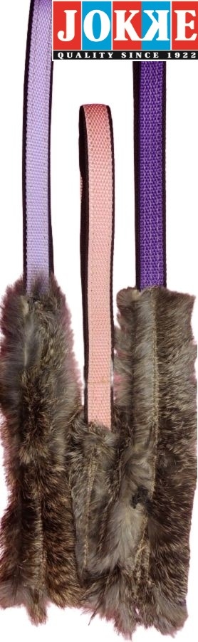 Rabbit-peruspatukka kaksivärisellä nauhalla, valmistettu Kälviällä.